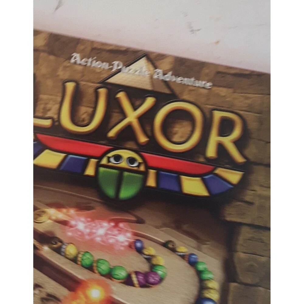 Luxor Amun Rising Mystical PC CD-Rom Game 2006 Computer Color Action Puzzle